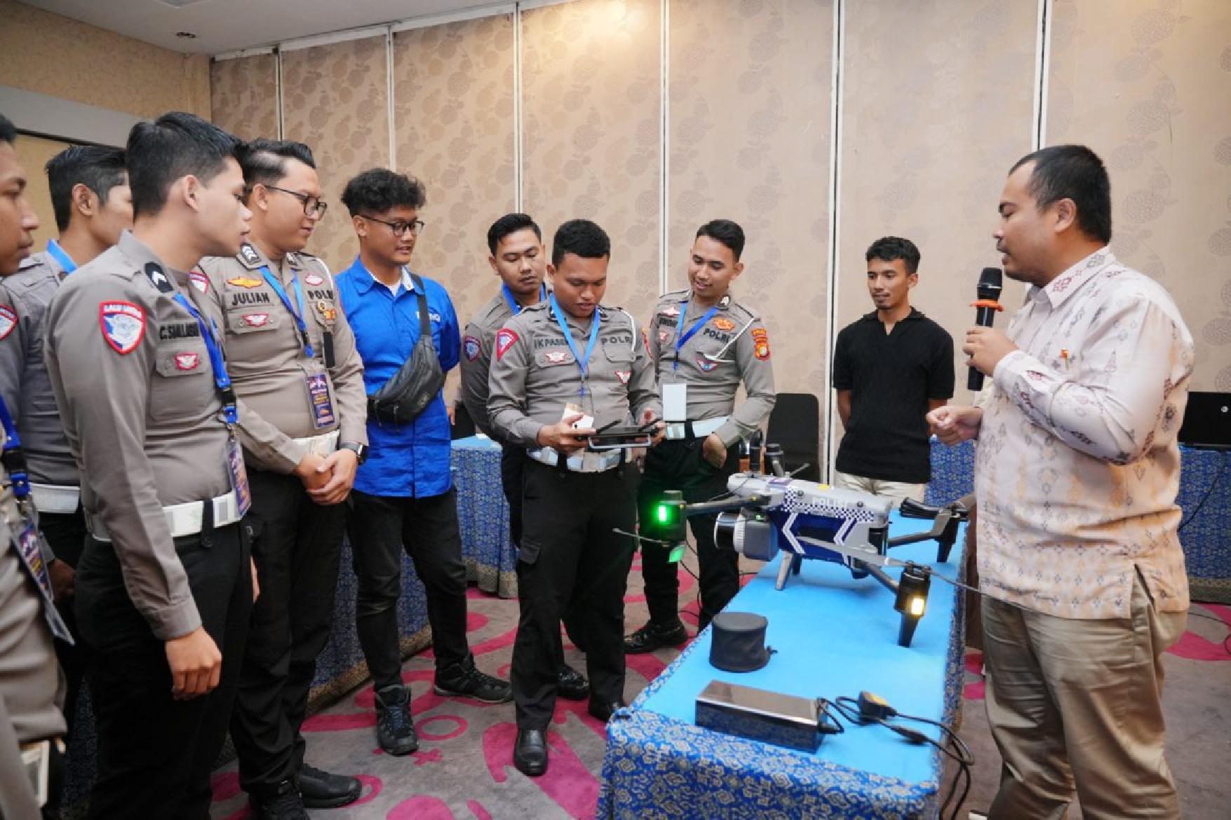 Foto Analisis Kecelakaan di Jalan Raya Kini Gunakan Drone