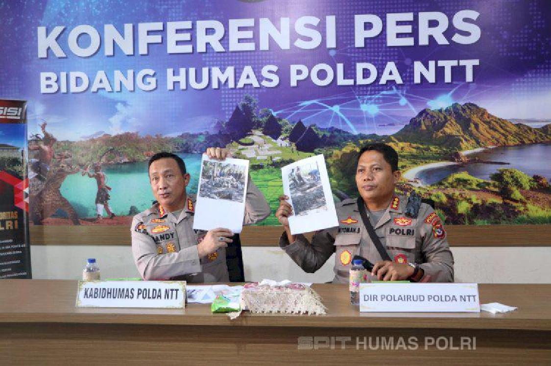 Polda NTT  Amankan 2,5 Ton Bahan Utama Pembuatan Bom Ikan
