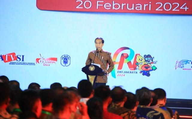 Foto Presiden RI Joko Widodo Hadiri Puncak Hari Pers Nasional 2024
