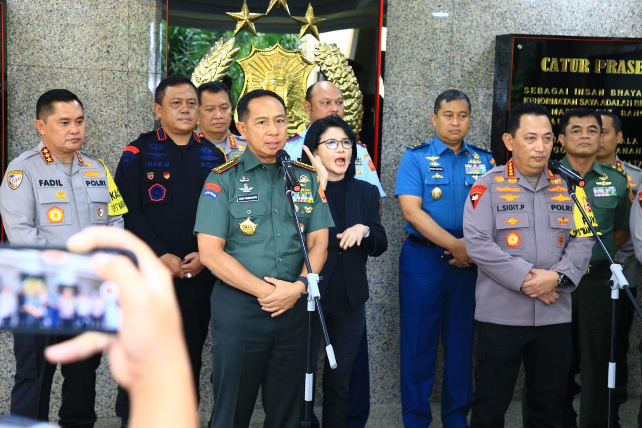 Kapolri Dan Panglima Tni Siap Patroli Bersama Kawal Pemilu 2024