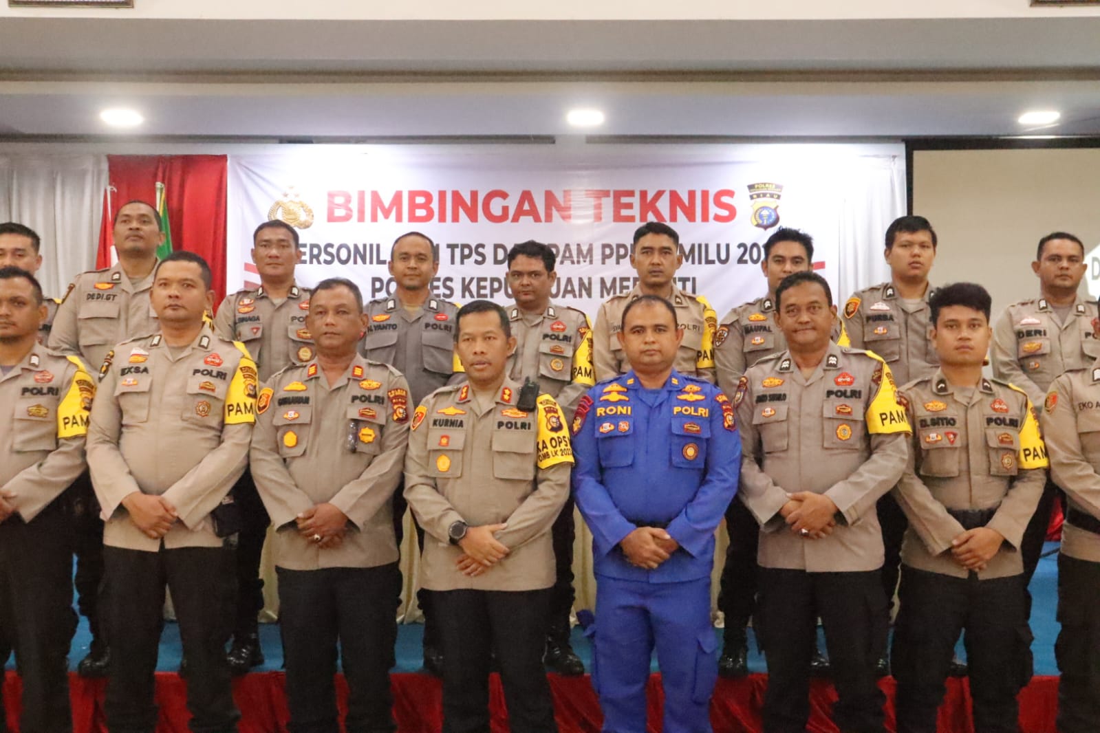 Bimbingan Teknis Personil Pam Tps Dan Ppk Pemilu Tahun 2024 Polres Kep ...