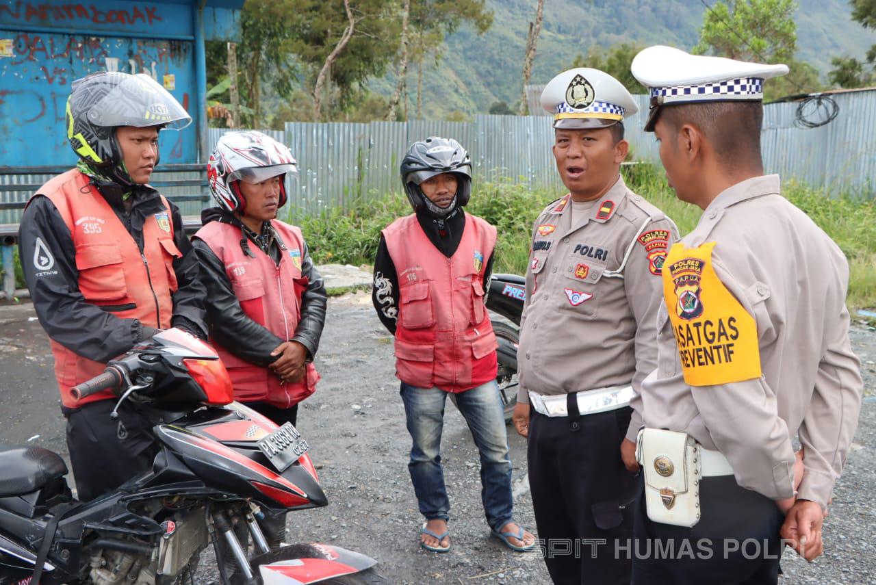 Ops Keselamatan Cartenz 2024, Pengendara Di Puncak Jaya Diimbau Tertib ...