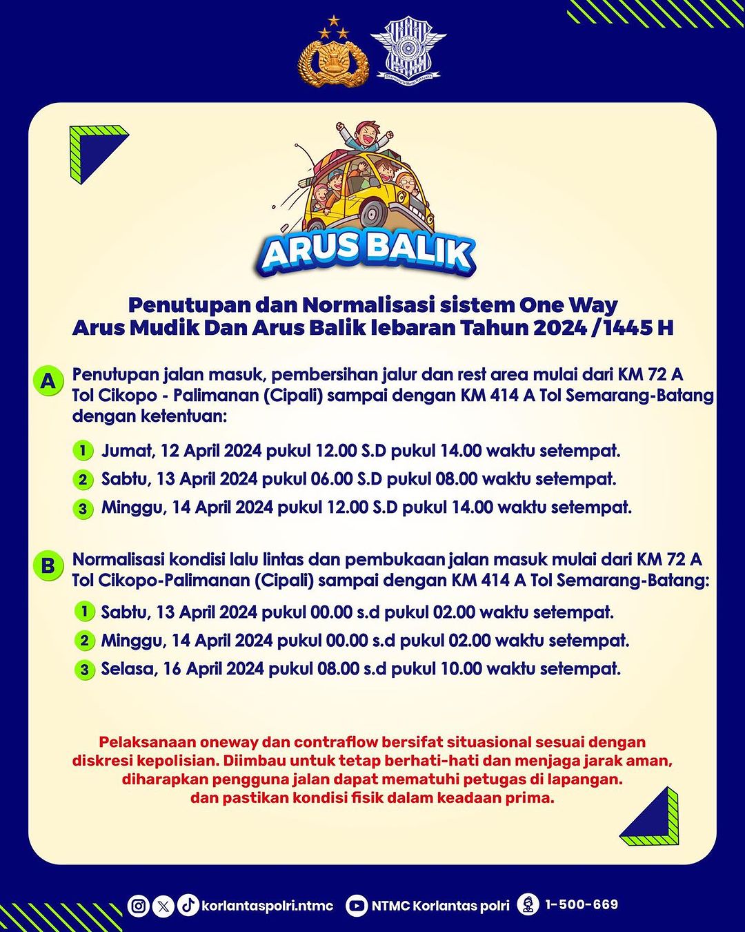 Ganjil-Genap Bakal Diterapkan Di Tol Saat Mudik Lebaran 2024, Ini Jadwalnya