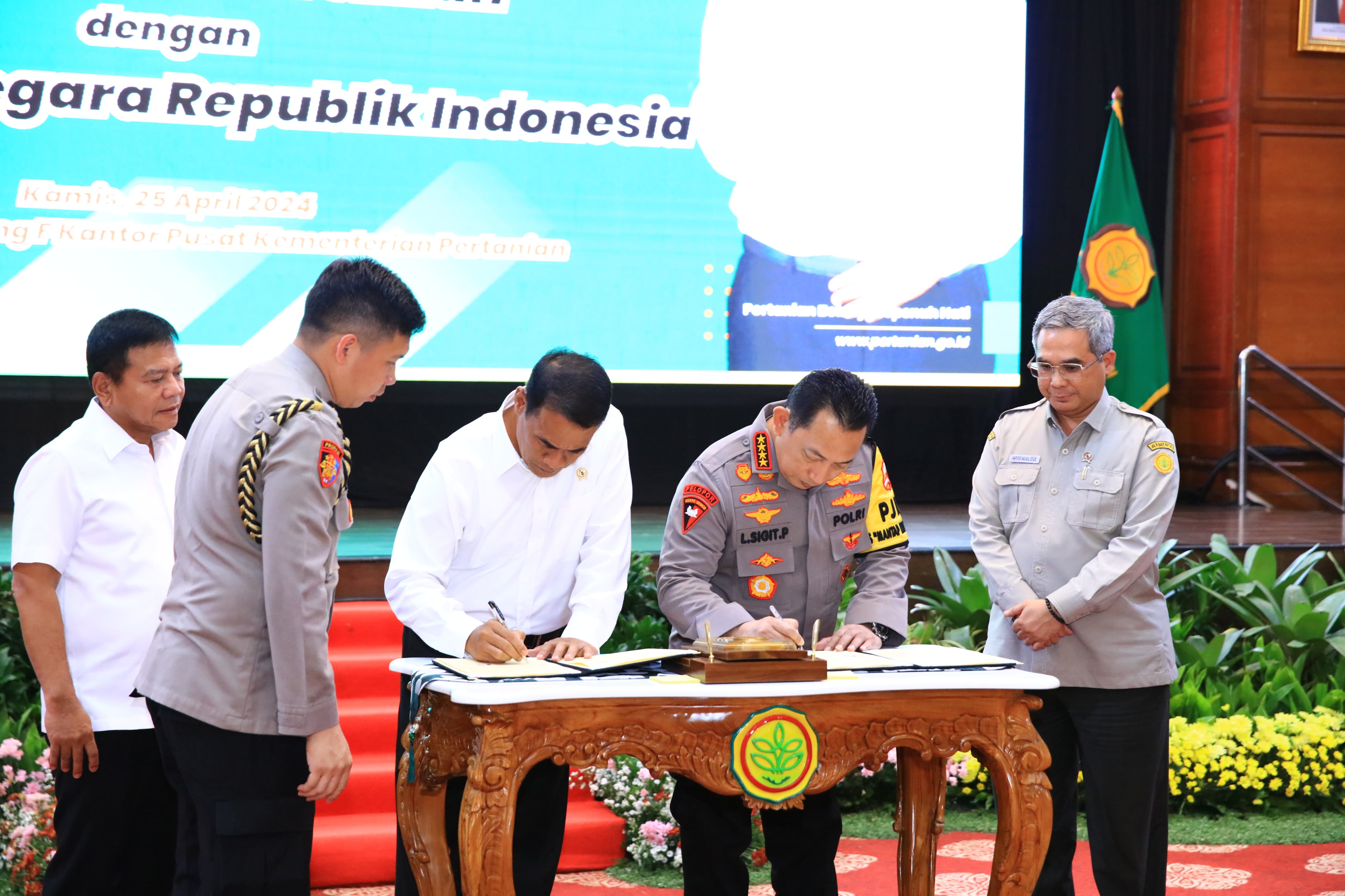 Kementan Gandeng Polri Tingkatkan Ketahanan Pangan, Kapolri: Kita ...