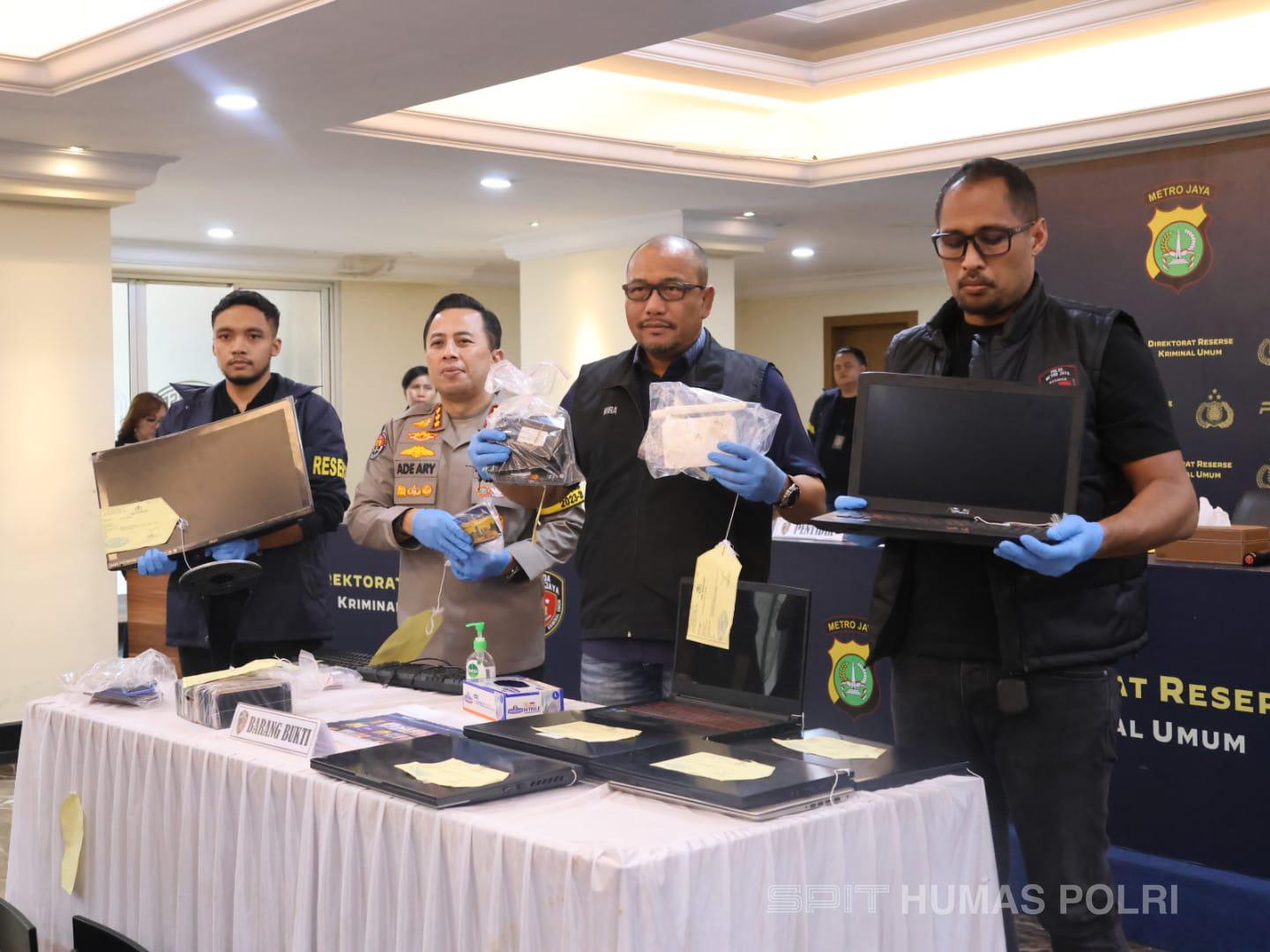 Tangkap 11 Tersangka, Polda Metro Berhasil Ungkap Kasus Perjudian ...