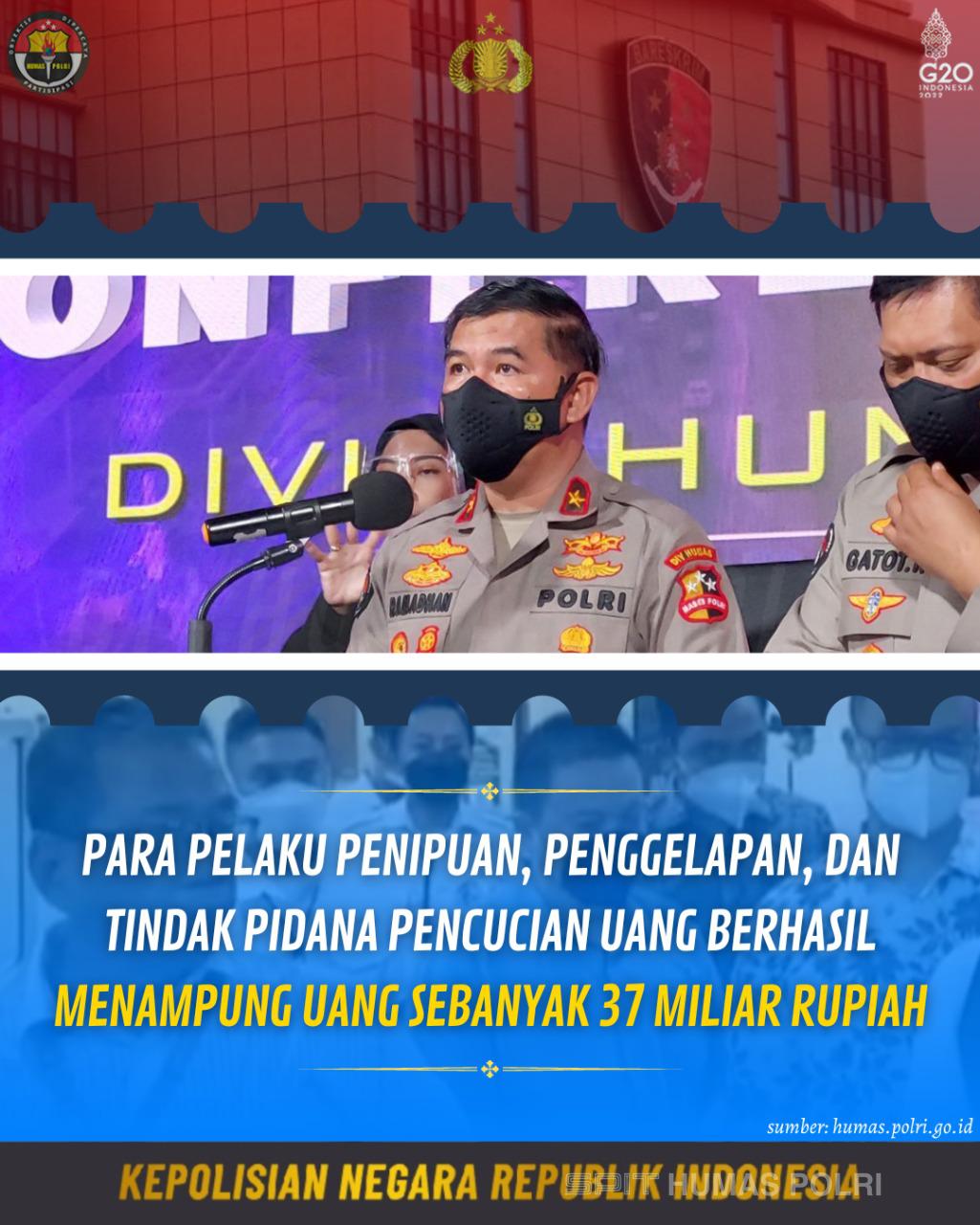 Dittipideksus Bareskrim Polri Menetapkan Lima Orang Tersangka Baru Di