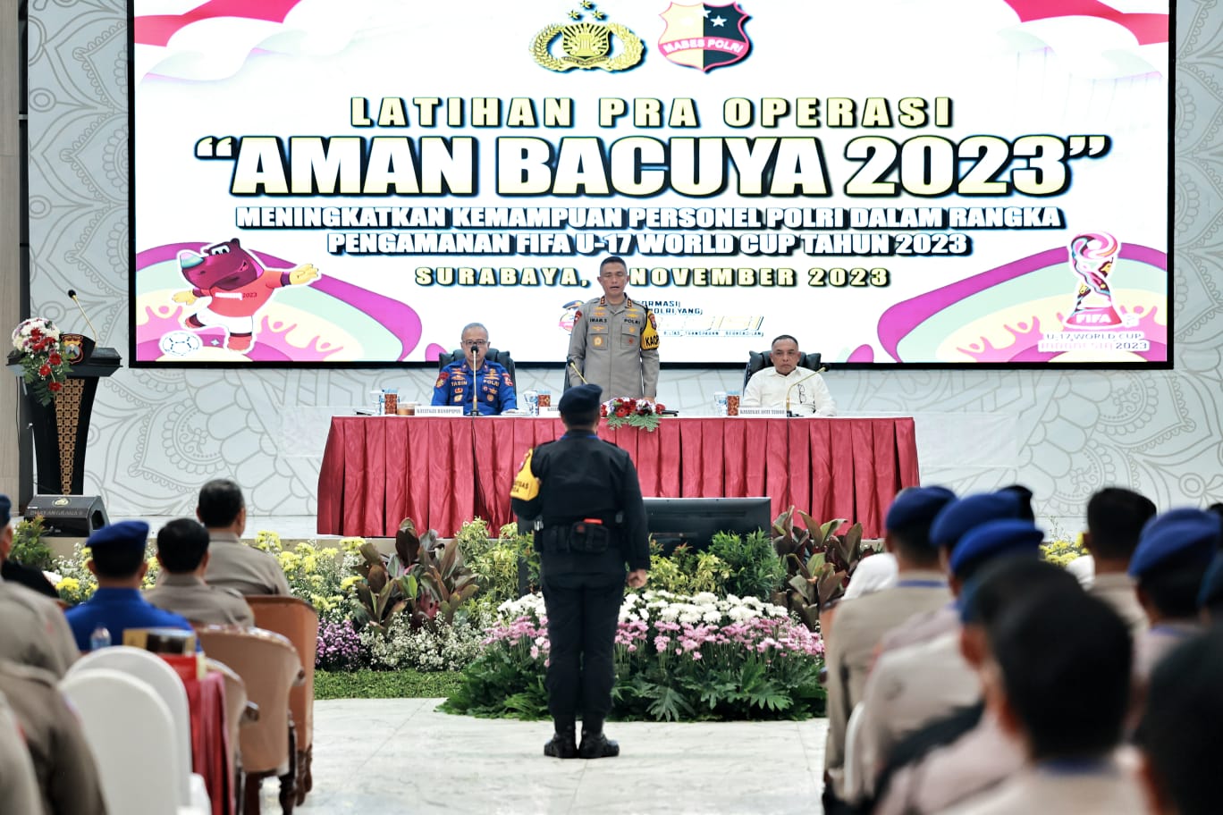 Amankan Piala Dunia U 17 Polri Gelar Latihan Pra Operasi Aman Bacuya 2023